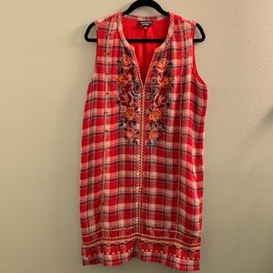 Johnny Was workshop- Nadia peasant tank dress